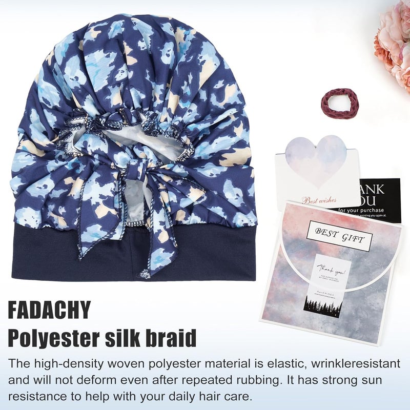 FADACHY Chemo Headwear for Women,Chemo Caps Lightweight for Summer with Head Scarf,Silky Soft Hair Turbans Fashion - Image 5